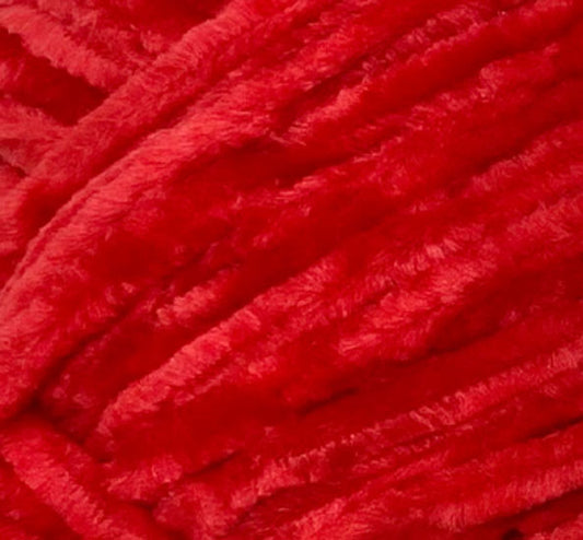 Velvetine Yarn 10ply 100g - Red