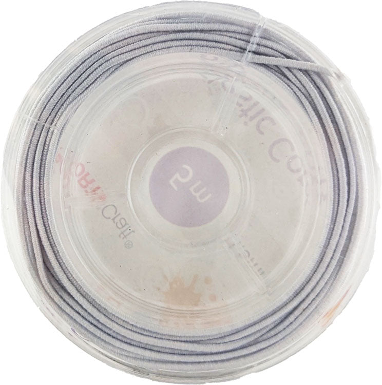 Bead & Jewellery Cord Elasticated  1.5mm 5m - White