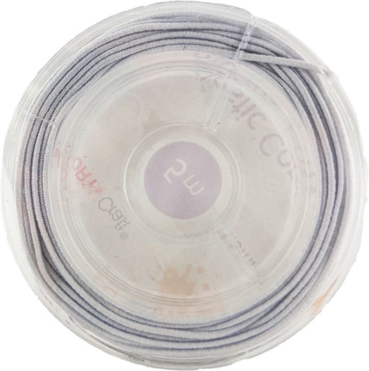 Bead & Jewellery Cord Elasticated  1.5mm 5m - White