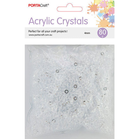 Porta Craft Acrylic Crystals 4mm 80g