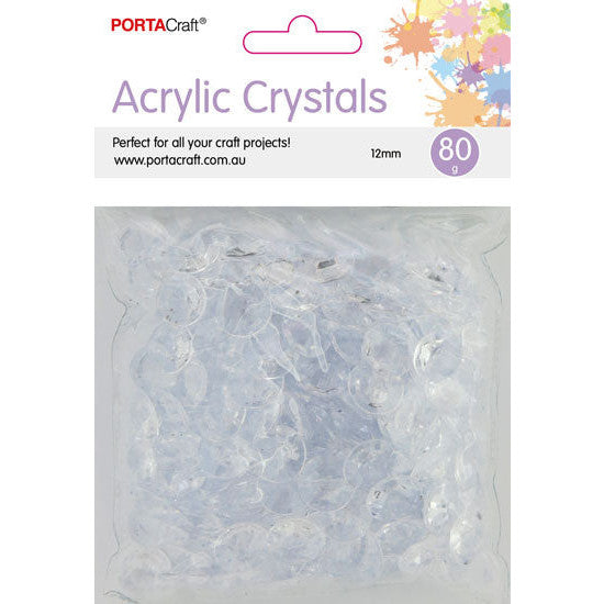 Porta Craft Acrylic Crystals 12mm 80g