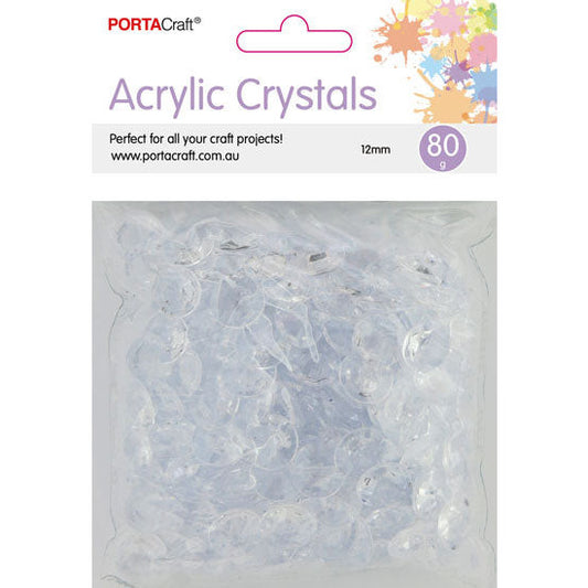 Porta Craft Acrylic Crystals 12mm 80g