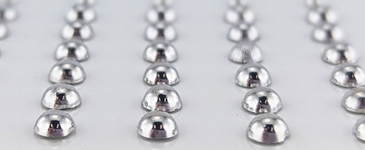 Acrylic Dots 3 & 5mm 120pk - Silver
