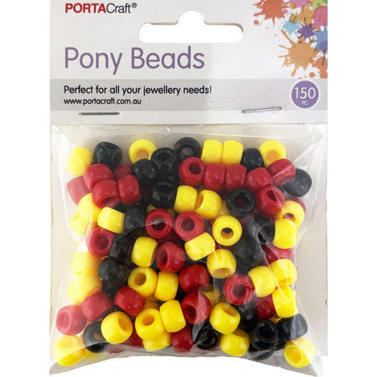Beads Pony 150pc Indigenous Flag Mix