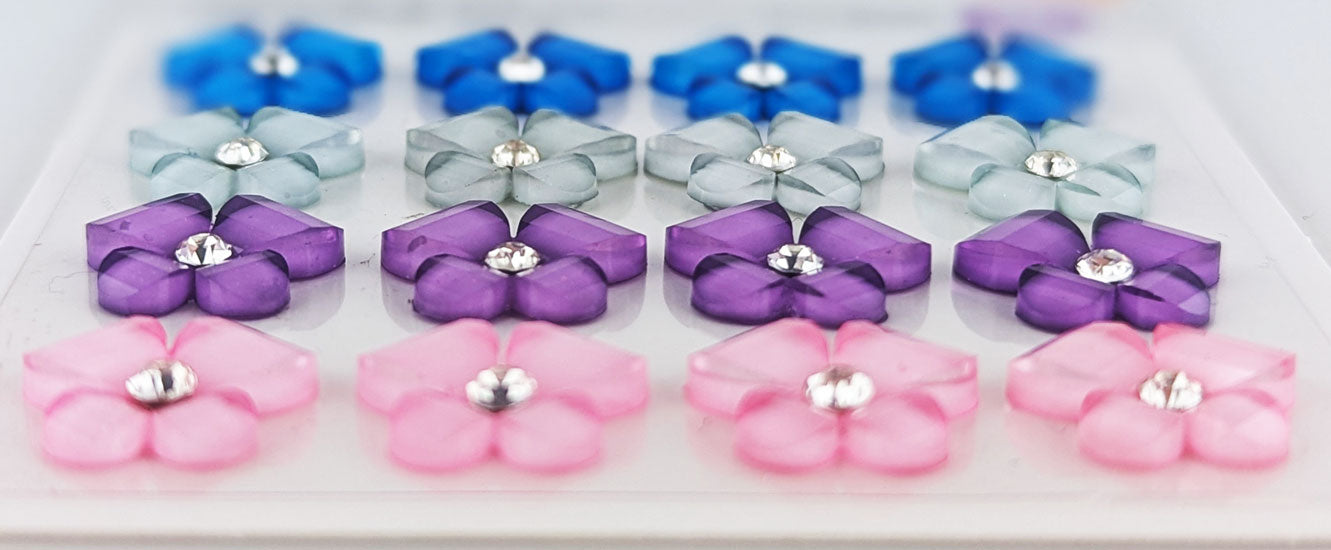 Gem Butterflies 12x14mm 16pk