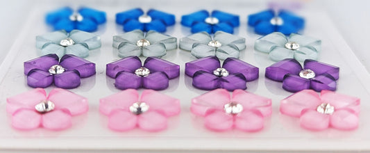 Gem Butterflies 12x14mm 16pk