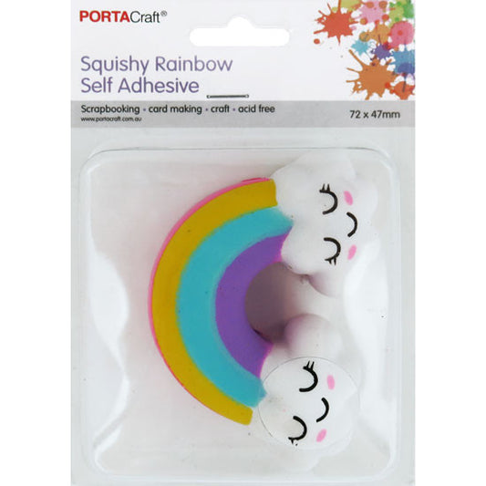 Squishy Rainbow Self-Adhesive 72x47mm