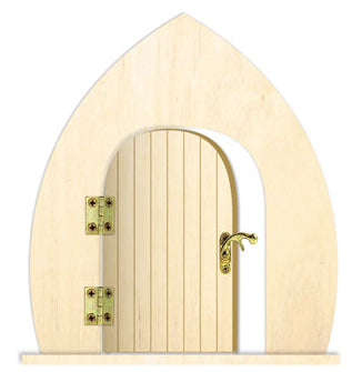 Opening Fairy Door Freestanding 16.5x18cm