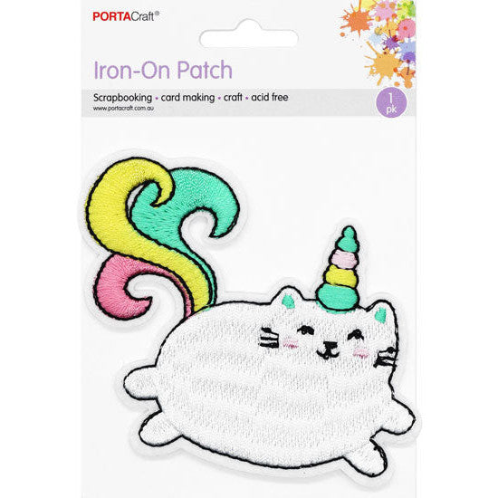 Iron-On Patch Cat-icorn