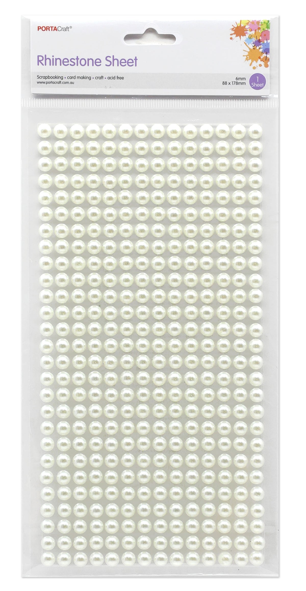 Pearl Sheet 6mm 378pk - Ivory