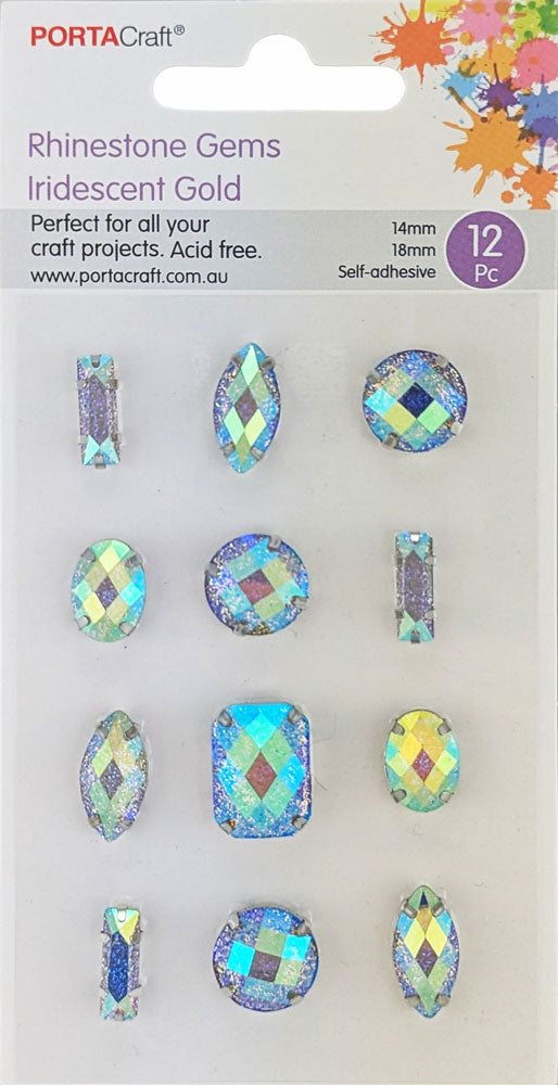 Gemstones 12pk - Iridescent