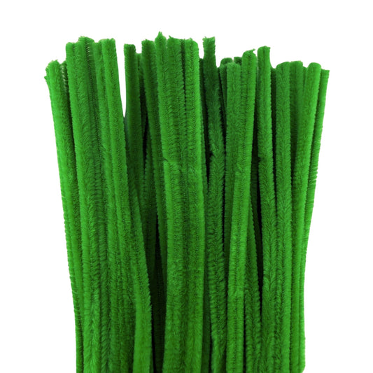 Dark Green Chenille Sticks - Discount Craft Australia