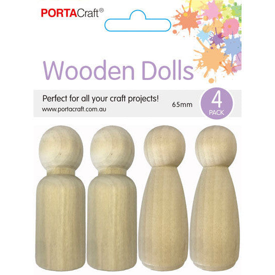 Decorate Yourself Dolls 65mm 4pk