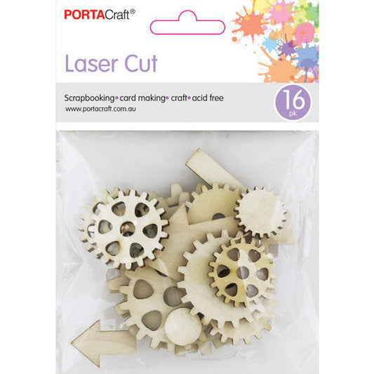 Laser Cut Clock Pieces 16pk