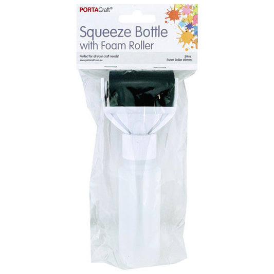 Squeeze Bottle with Foam Paint Roller