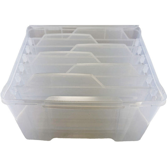 Storage Organiser with 6 Dividers 269x233x193mm