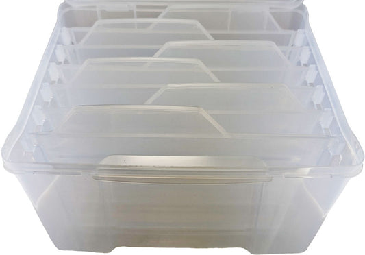 Storage Organiser with 6 Dividers 269x233x193mm