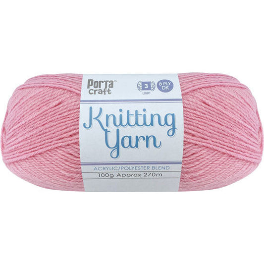 Knitting Yarn 100g 270m 8ply - Solid Princess