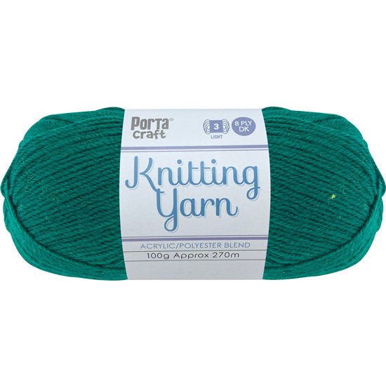 Knitting Yarn 100g 270m 8ply - Solid Jungle