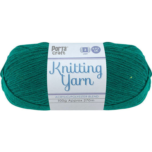 Knitting Yarn 100g 270m 8ply - Solid Jungle