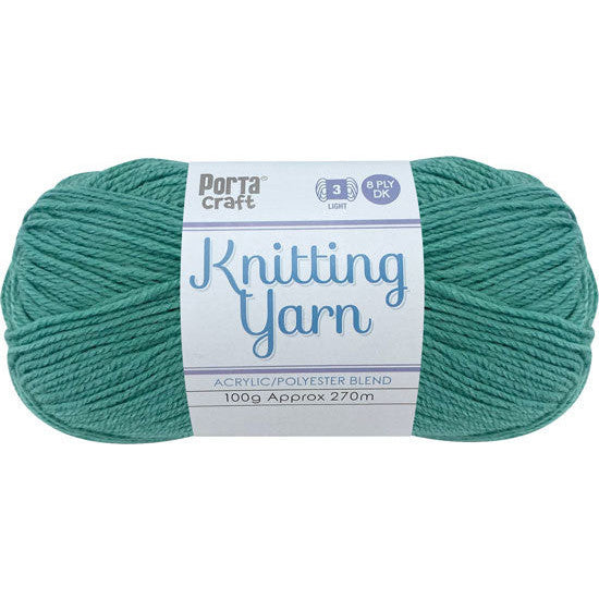 Knitting Yarn 100g 270m 8ply - Solid Vertigris