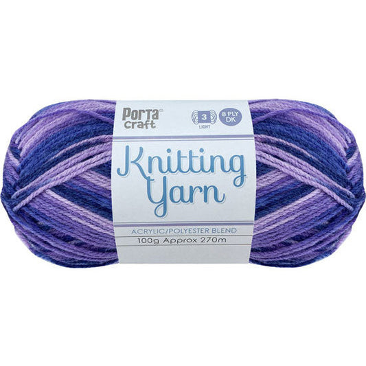 Knitting Yarn 100g 270m 8ply - Multi Currant