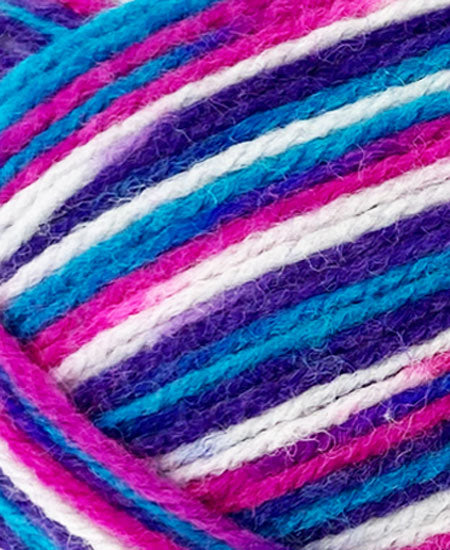 Knitting Yarn 100g 270m 8ply - Multi Ariel