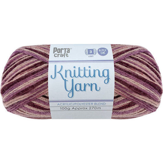Knitting Yarn 100g 270m 8ply - Multi Zombie