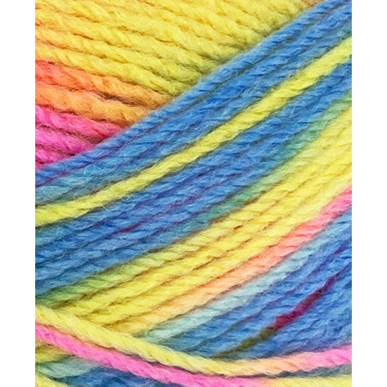 Porta Craft Knitting Yarn 100g 270m 8ply - Multicolour Bubblegum