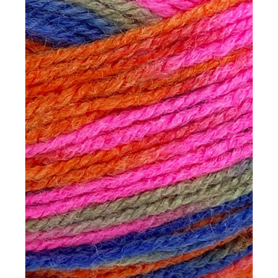 Porta Craft Knitting Yarn 100g 270m 8ply - Multicolour Barbie
