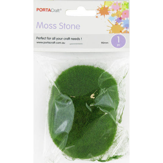 Mini Fairy Garden Moss Stone 65x90mm 1pk