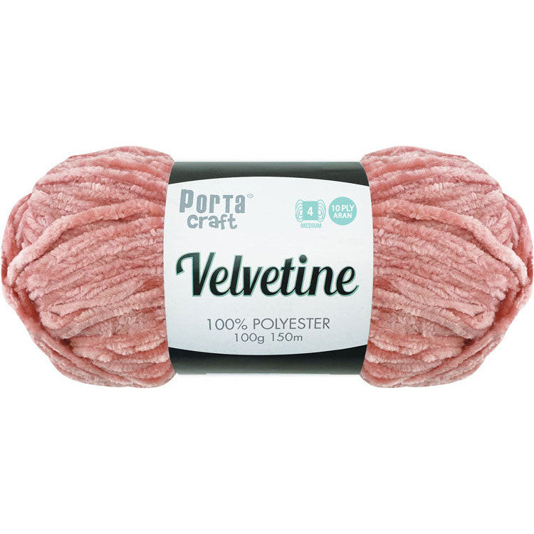 Velvetine Yarn 10ply 100g - Dusty Pink