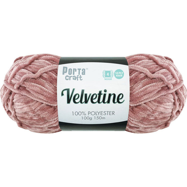 Velvetine Yarn 10ply 100g - Mauve