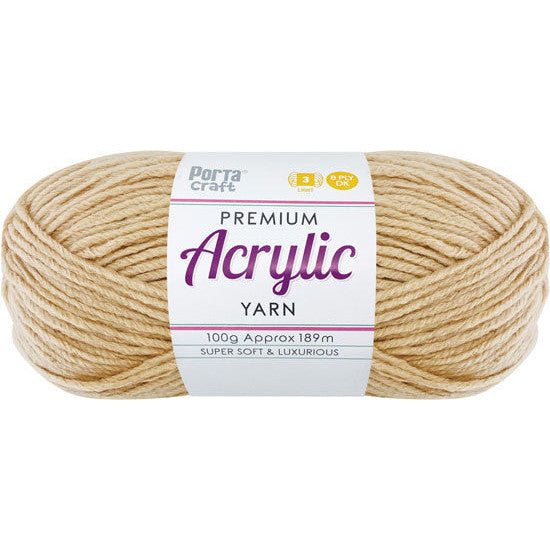 8ply Knitting Yarn 100g  - Almond