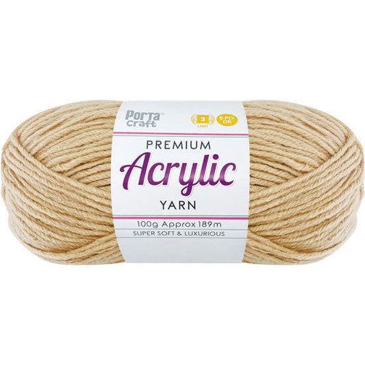 8ply Knitting Yarn 100g  - Almond