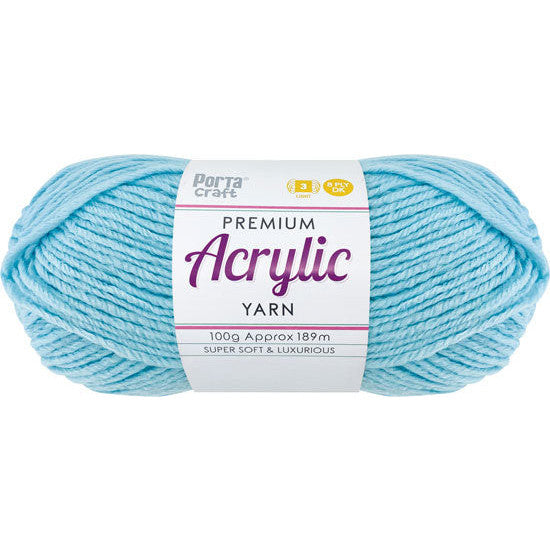 8ply Knitting Yarn 100g  - Cool Blue