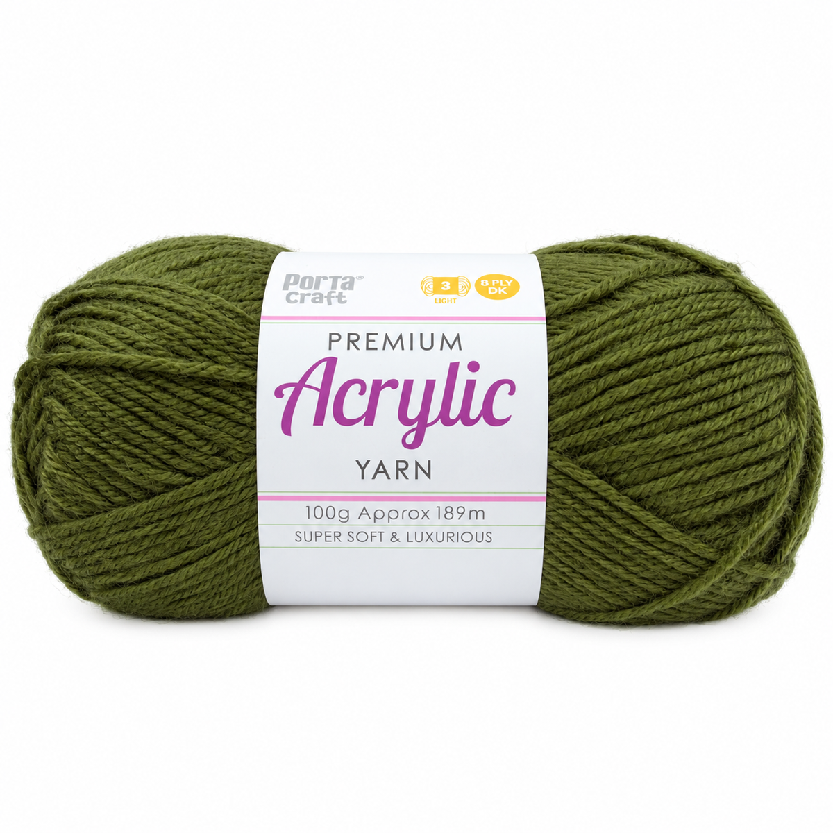 8ply Knitting Yarn 100g  - Pine