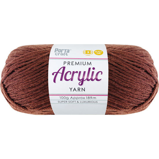 8ply Knitting Yarn 100g  - Chestnut