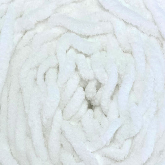 Porta Craft Chenille Blanket Yarn 12ply Pure White