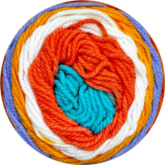 Porta Craft Self Striping Ice Cream Yarn 150g - Morning Dew
