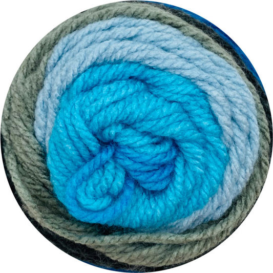 Porta Craft Self Striping Ice Cream Yarn 150g - Ultra Marine