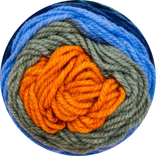Porta Craft Self Striping Ice Cream Yarn 150g - Hydra