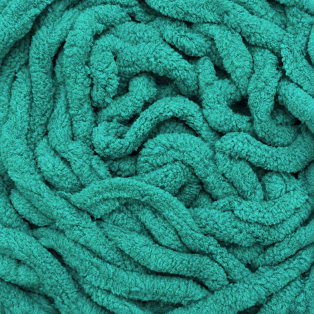 Chenille Blanket Yarn 100g 80m 12ply - Teal