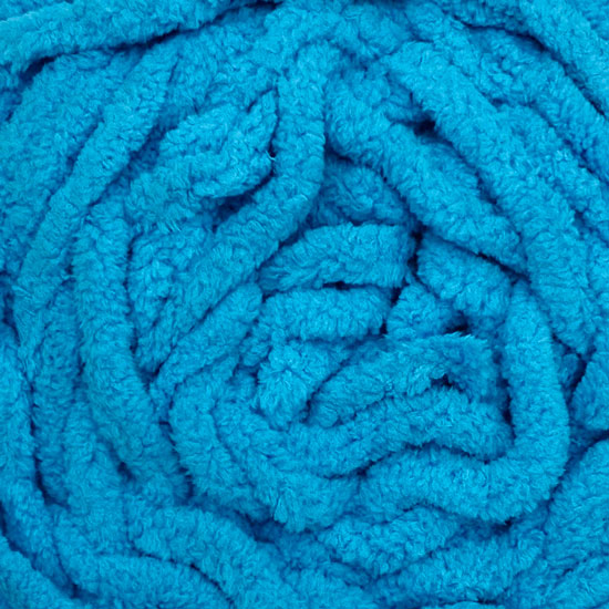 Porta Craft Chenille Blanket Yarn 12ply Hot Blue