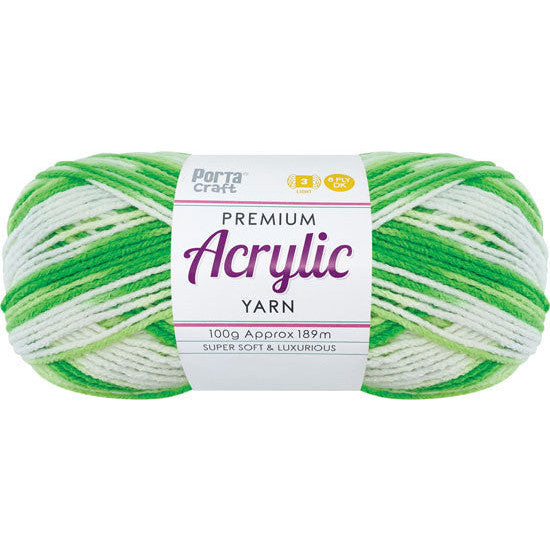 8ply Knitting Yarn 100g  - Lime Time