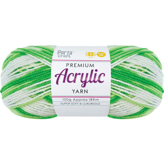 8ply Knitting Yarn 100g  - Lime Time