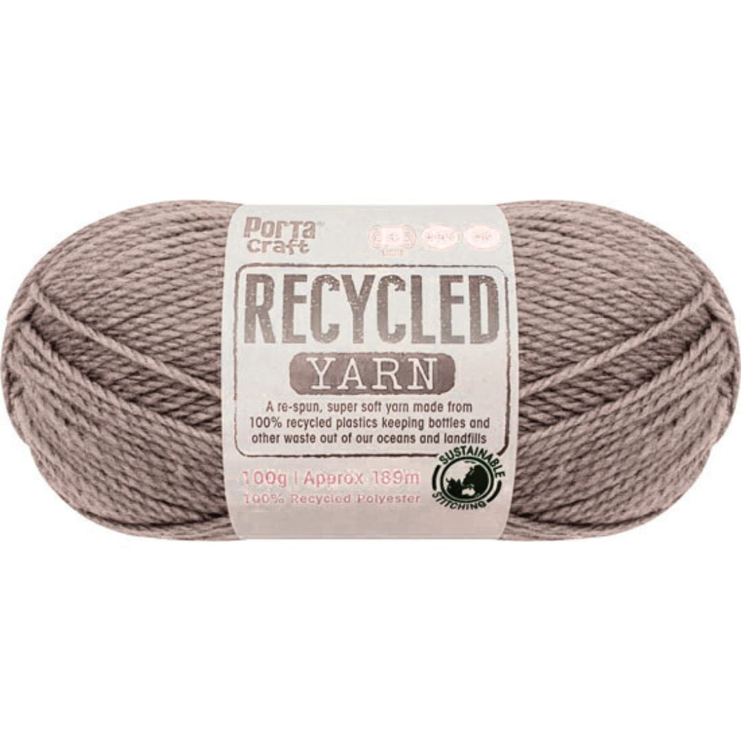 Recycled Yarn 100g 8ply - Cinnamon Melange