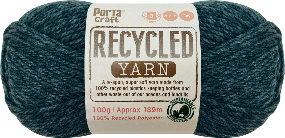 Recycled Yarn 100g 8ply - Stormfront Melange