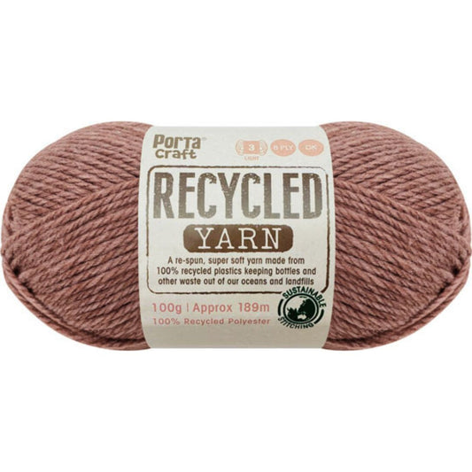 Recycled Yarn 100g 8ply - Cameo Melange