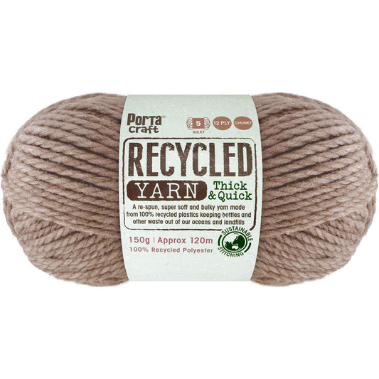 Recycled Yarn 150g 12ply - Cinnamon Melange